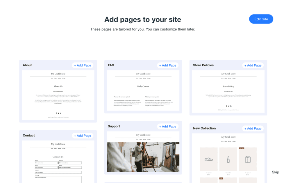 wix add pages 1 adding pages to wix