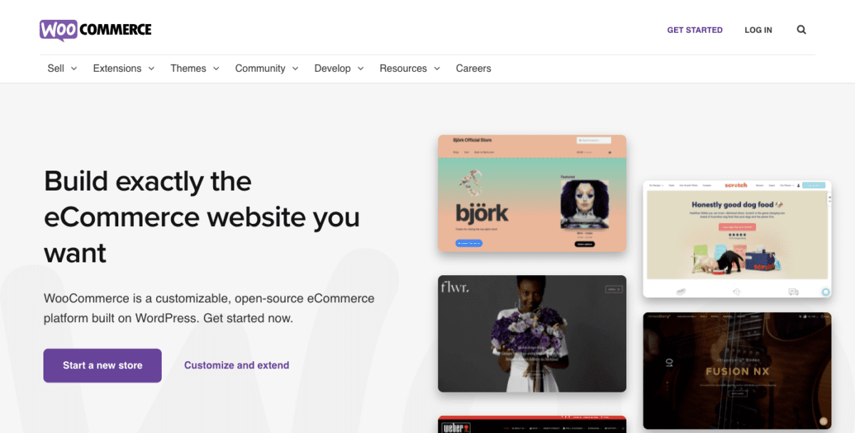 woocommerce.com Screenshot Woocommerce Homepage 2022
