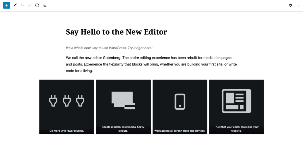 wordpress gutenberg gutenberg