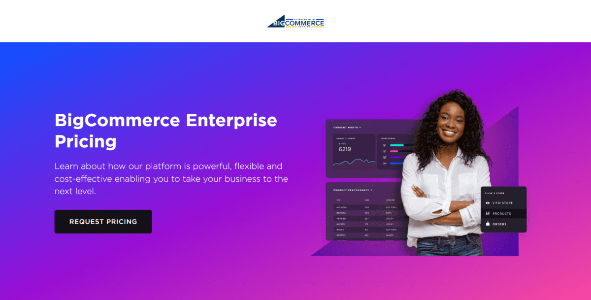 www.bigcommerce.com enterprise pricing Screenshot BigCommerce Enterprise