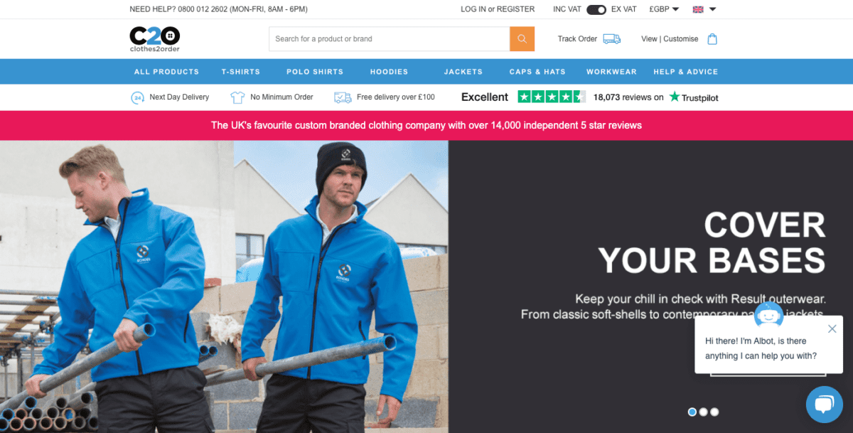 www.clothes2order.com Screenshot Clothes2Order