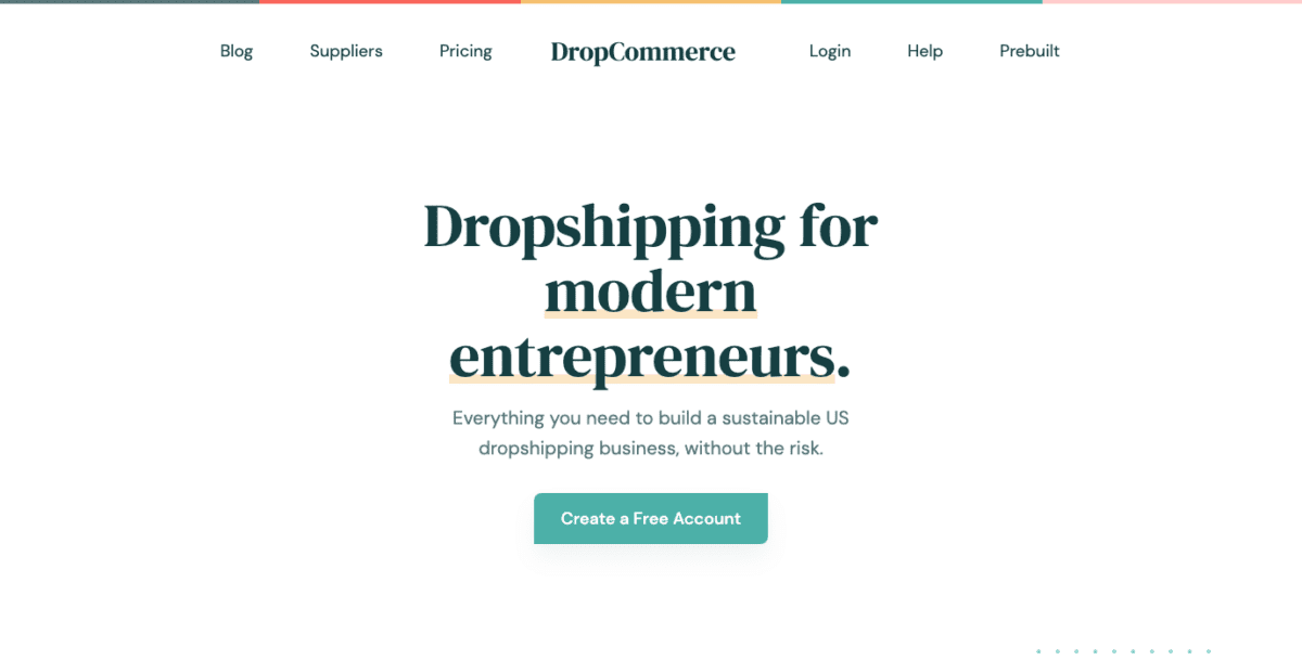 www.dropcommerce.com Screenshot DropCommerce