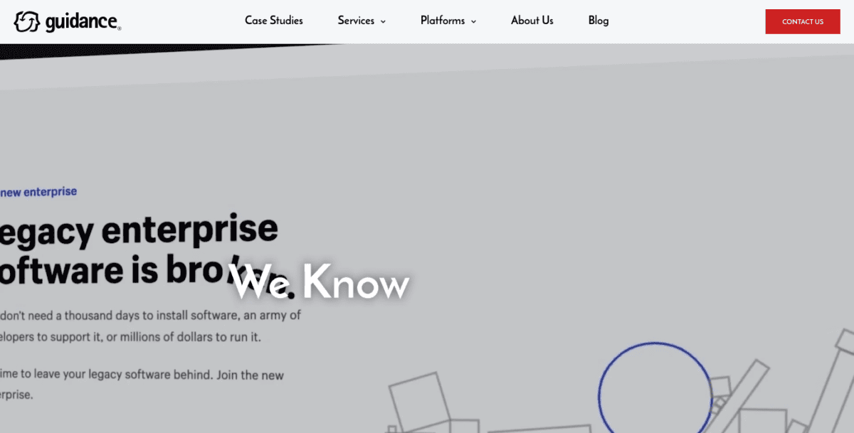 www.guidance.com Screenshot Guidance