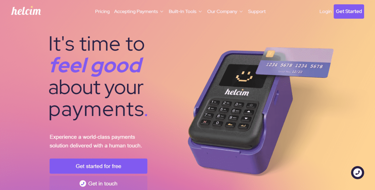 www.helcim.com Screenshot Helcim Credit Card Processor