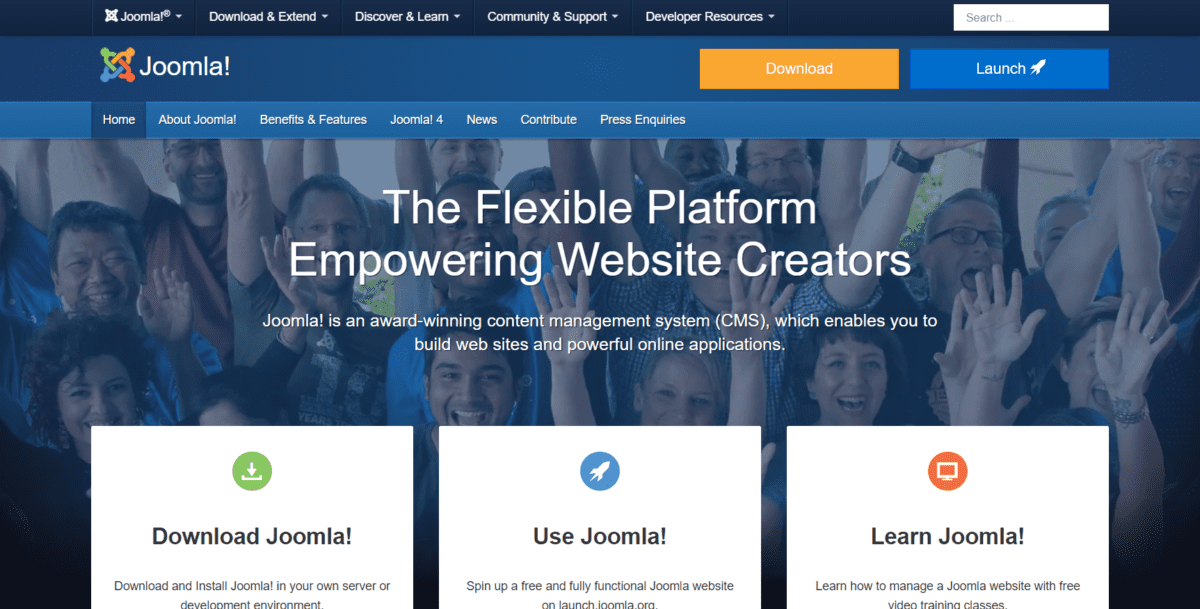 www.joomla.org Screenshot www.joomla.org Screenshot