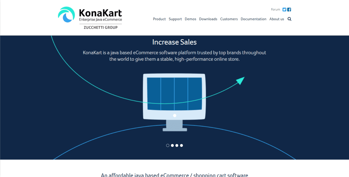 www.konakart.com Screenshot www.konakart.com Screenshot