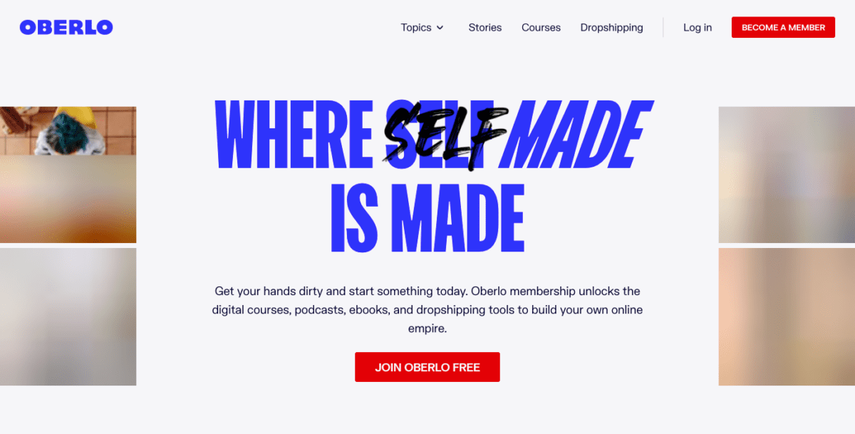 www.oberlo.com Screenshot Oberlo Dropshipping App