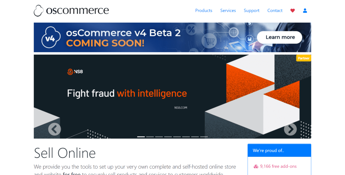 www.oscommerce.com Screenshot www.oscommerce.com Screenshot