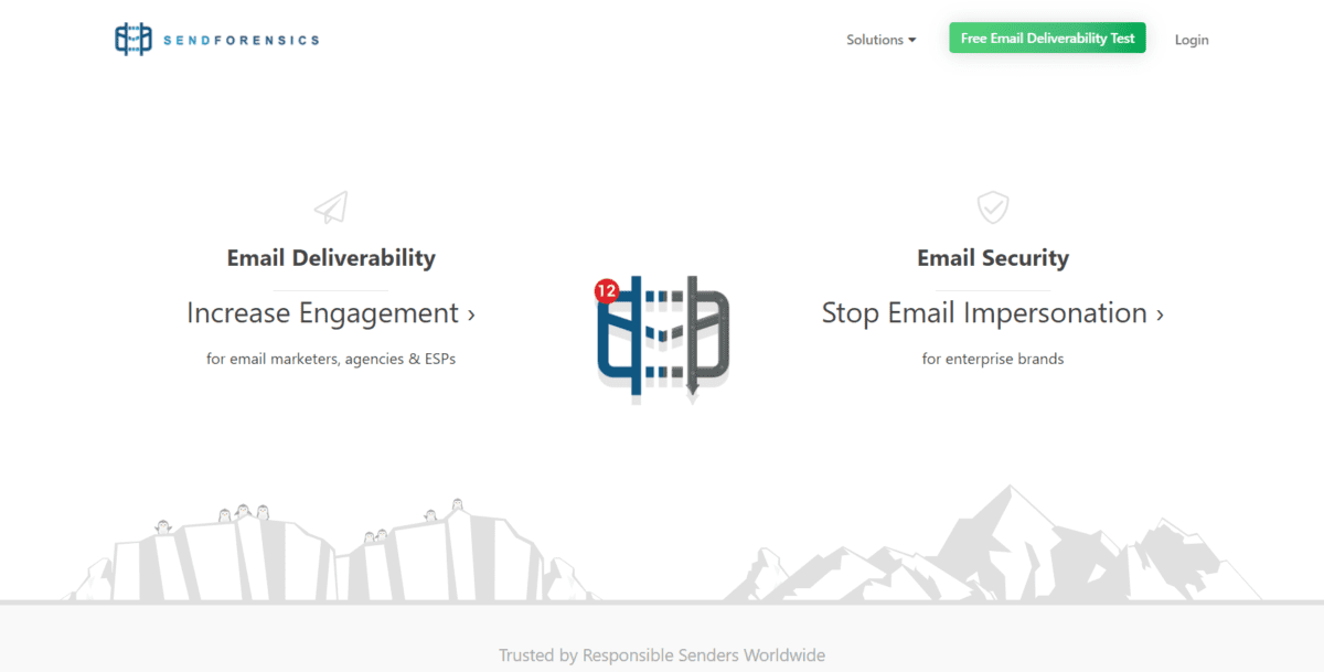 www.sendforensics.com Screenshot SendForensics Homepage