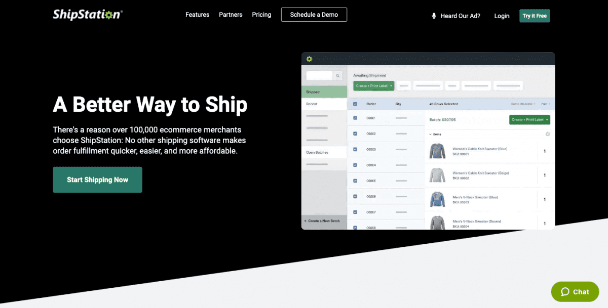 www.shipstation.com Screenshot Shipstation