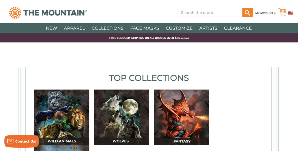 www.themountain.com Screenshot The Mountain