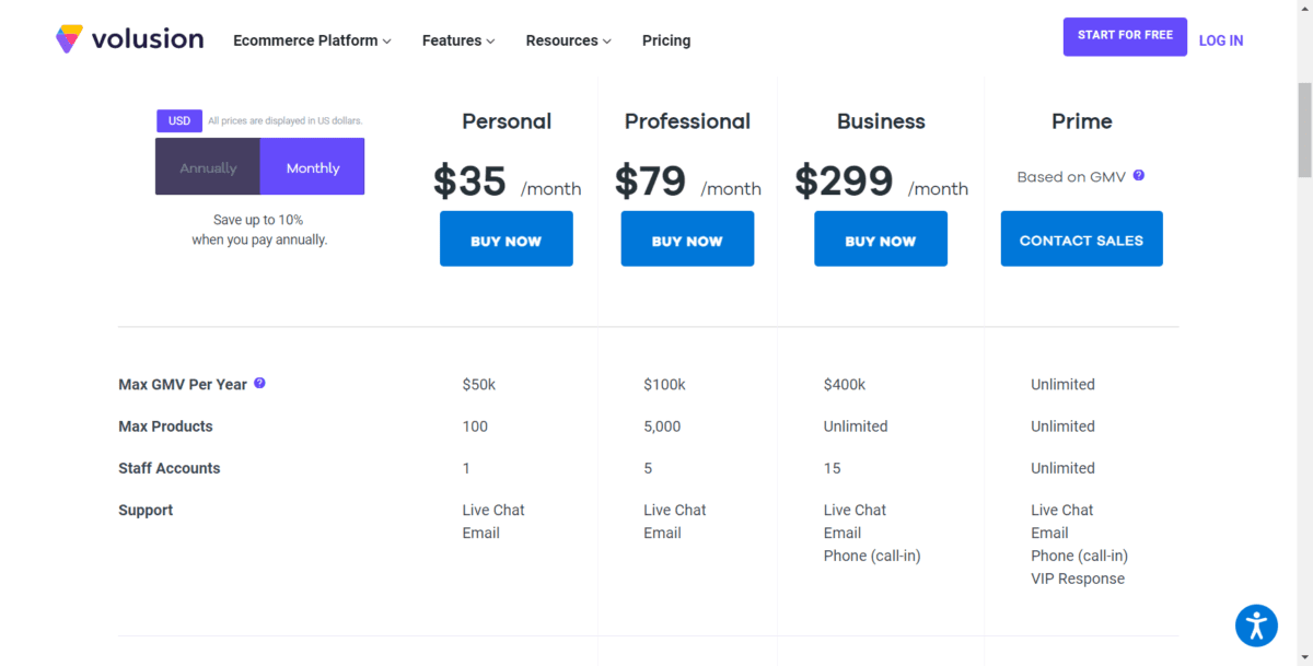 www.volusion.com pricing Screenshot www.volusion.com pricing Screenshot