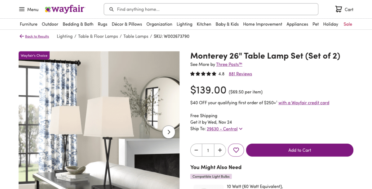 www.wayfair.com lighting pdp three posts monterey 26 table lamp set w002673790.html piidScreenshot Bedside Lamps
