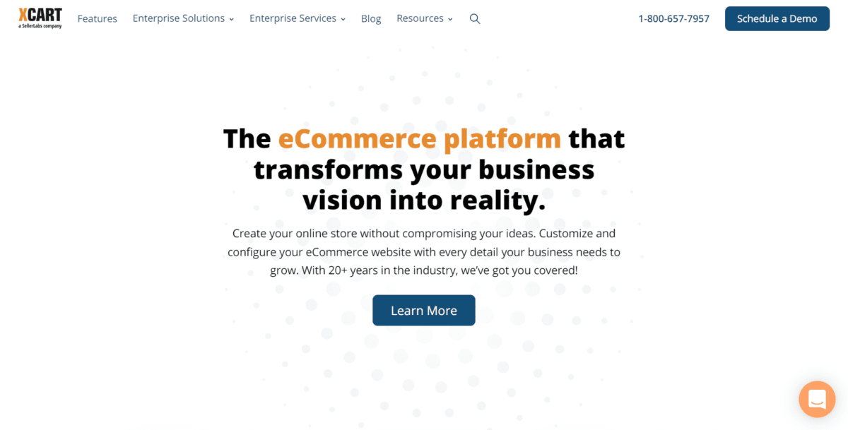 www.x cart.com Screenshot xcart homepage